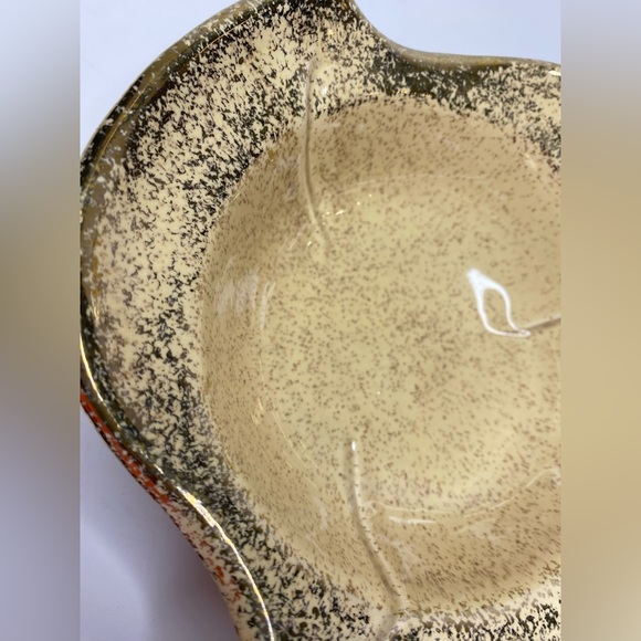 Vintage Pottery Handmade California Original ©️ 146 Gold Peach Bowl Tapered Rare - Picture 4 of 6